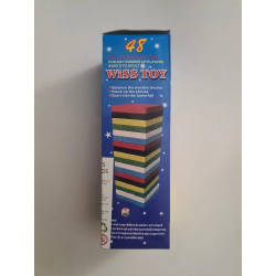 Jogo de Blocos Torre Jenga em Madeira