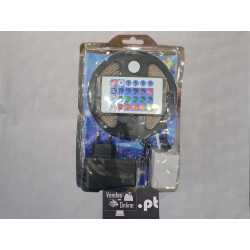 Fita LED RGB com comando 5m