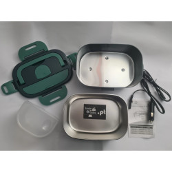 Lancheira com Interior em Inox para Casa ou Carro 12V+220V