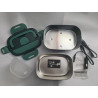 Lancheira com Interior em Inox para Casa ou Carro 12V+220V