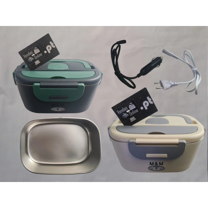 Lancheira com Interior em Inox para Casa ou Carro 12V+220V