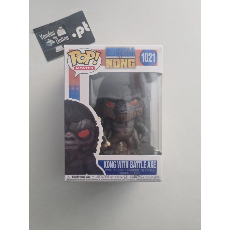 Boneco POP Kong with Battle Axe - Godzilla VS Kong 1021