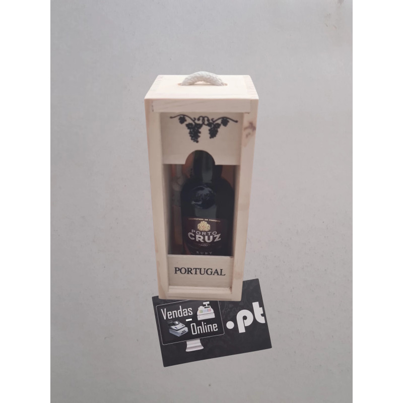 Miniatura de Garrafa vinho Porto Cruz