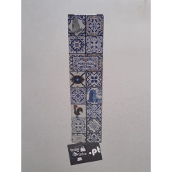 Dispensador de azeite de cerâmica herança portuguesa, design tradicional azulejo 350ml