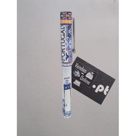 Caneta com imagens tradicionais Portuguesas, design tradicional azulejo