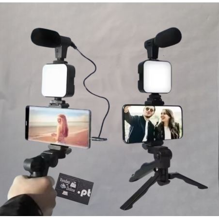 Selfie Stick com Luz with Light