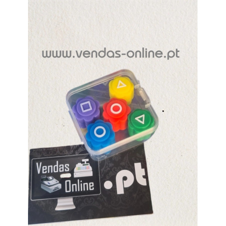 1 Caixa com 5 borrachas Jogo Gonggi Squid Game Round 6 Gonggi Game