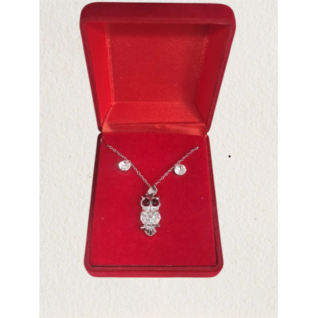 Fio e Brincos de Aço com Brilhantes de Zircônia