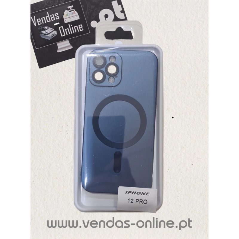 Funda Magnética Azul Magsafe para iPhone 12 Pro