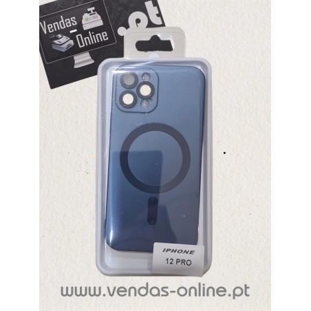 Funda Magnética Azul Magsafe para iPhone 12 Pro