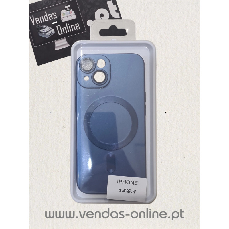 Coque Magnétique Magsafe Bleue pour iPhone 14