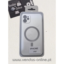 Funda Magnética Gris Magsafe para iPhone 11