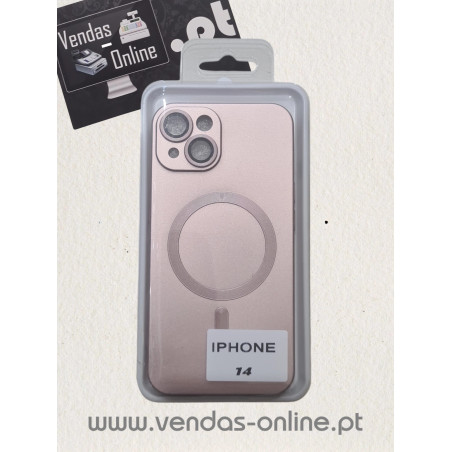Iphone 14 Golden Magnetic Cover Magsafe