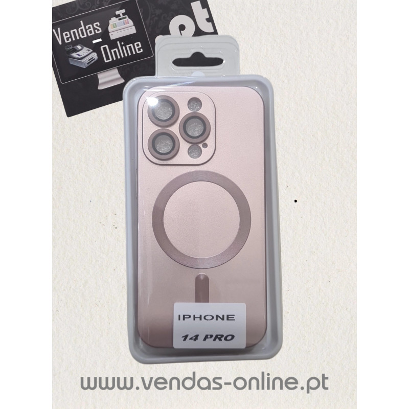 Coque Magnétique Magsafe Doré pour iPhone 14 Pro