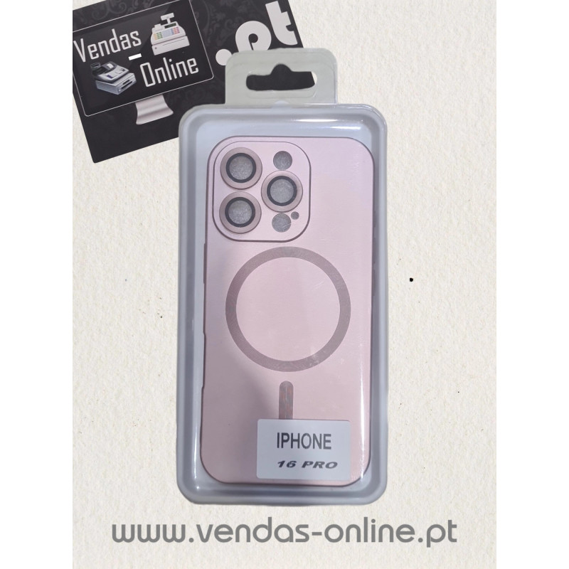 Iphone 16 Pro Golden Magnetic Cover Magsafe