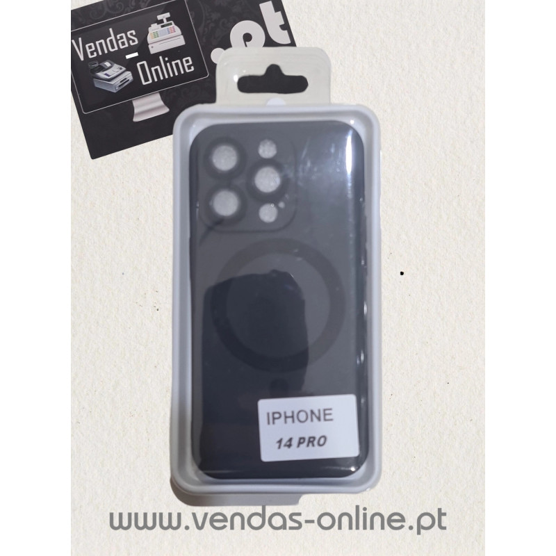Funda Magnética Negra Magsafe para iPhone 14 Pro
