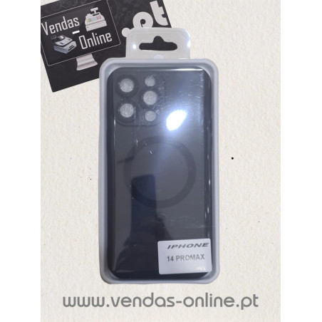 Funda Magnética Negra Magsafe para iPhone 14 Pro Max