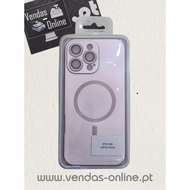 Custodia Magnetica Rosa Magsafe per iPhone 16 Pro Max