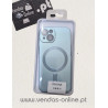 Capa Iphone 14 Verde Metálico Magnética Magsafe
