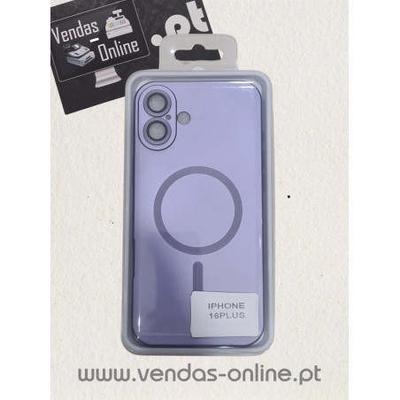Iphone 16 Plus Metalic Violet Magnetic Cover Magsafe