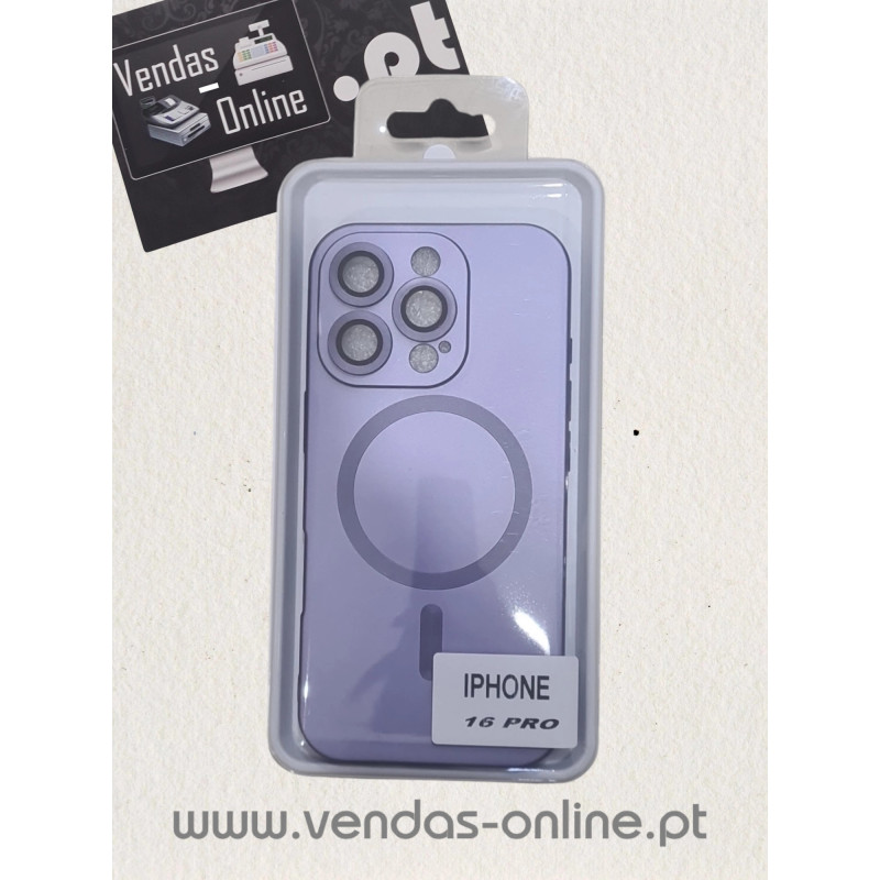 Couverture Magnétique Magsafe Violette pour iPhone 16 Pro