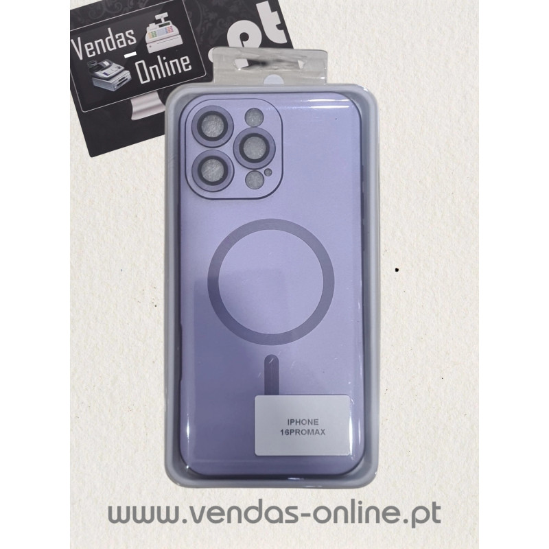 Funda Magnética Violeta Magsafe para iPhone 16 Pro Max