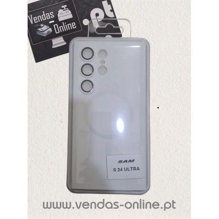 Capa Samsung S24 Ultra Branca Magnética Magsafe