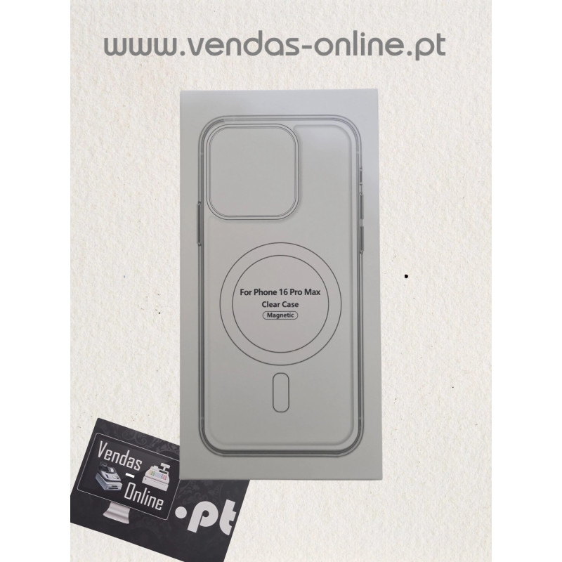 Capa Iphone 16 Pro Max Transparente Magsafe