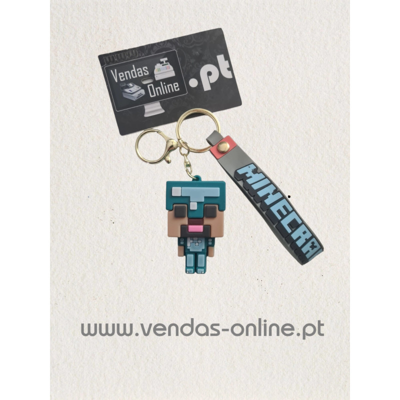 Porte-clés Diamond Steve - Minecraft