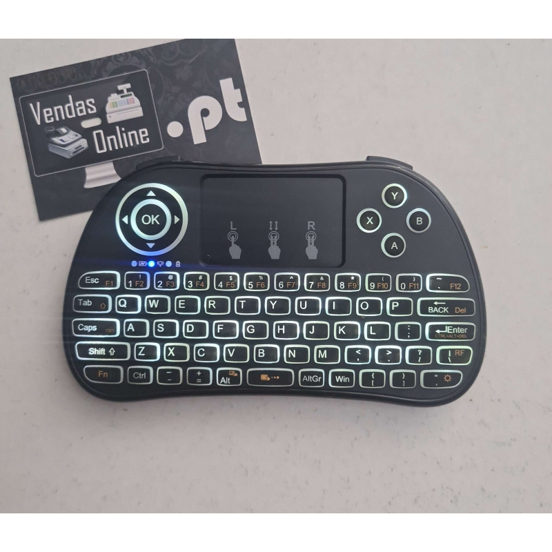 Manette Rétroéclairée sans fil 2,4 GHz avec Clavier