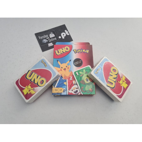 Jogo de  Cartas UNO Edição Pokemon