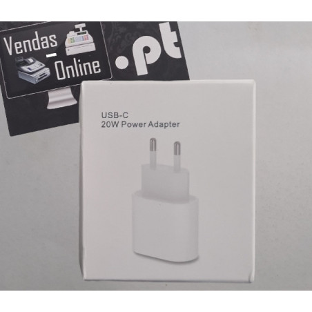 Carregador 20W com saída PD (TypeC)