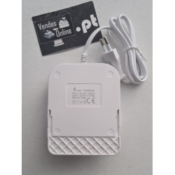 Carregador Rack 66W com suporte para o telemóvel, com 2 Saídas USB e 2 Saídas PD (TypeC)