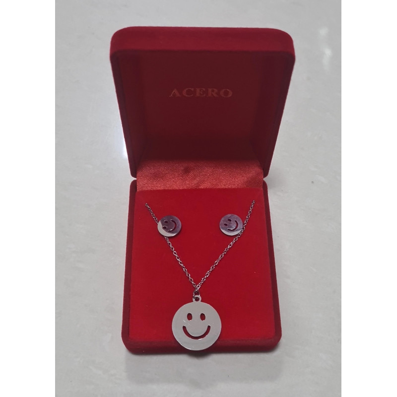 Fio e Brincos em Aço