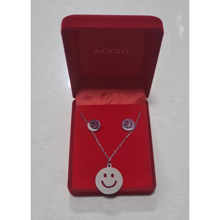 Fio e Brincos em Aço